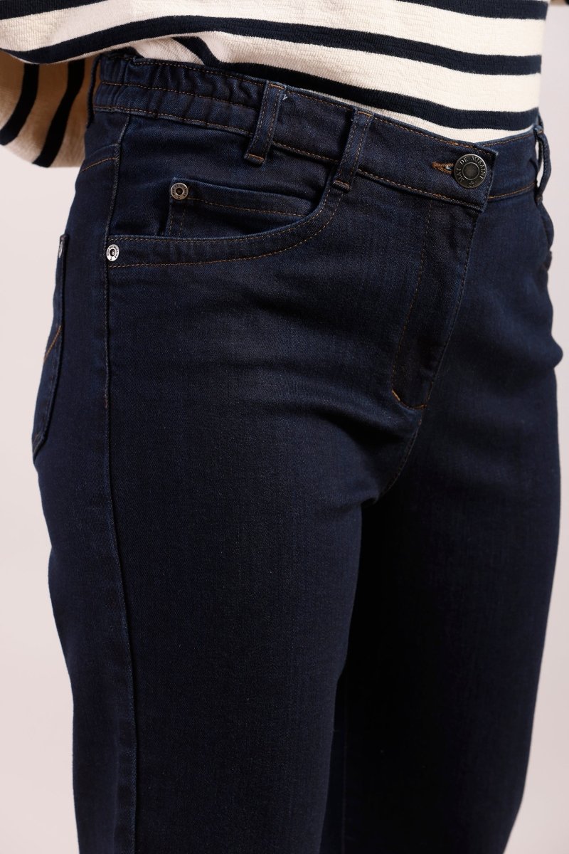 Jean droit taille élastiquée écoresponsable - Mat de Misaine