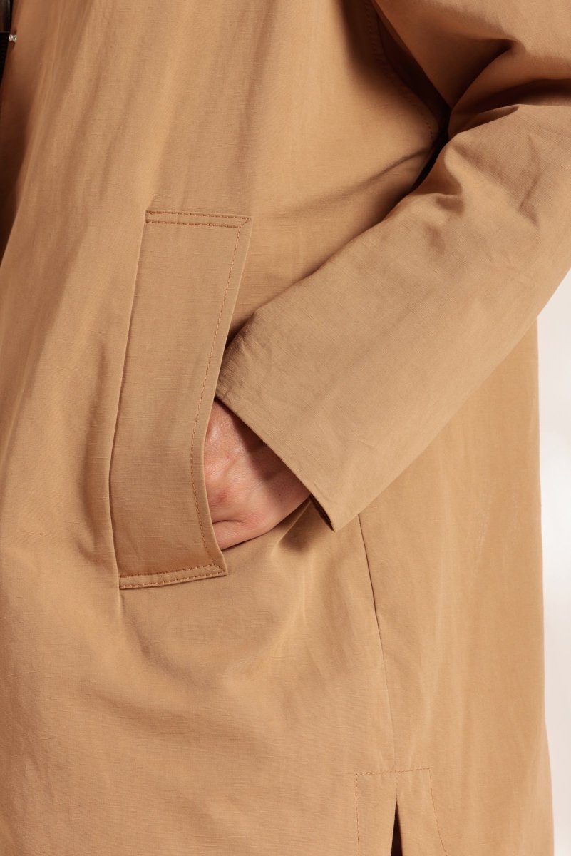 Parka oversize déperlante en coton/lin - Mat de Misaine