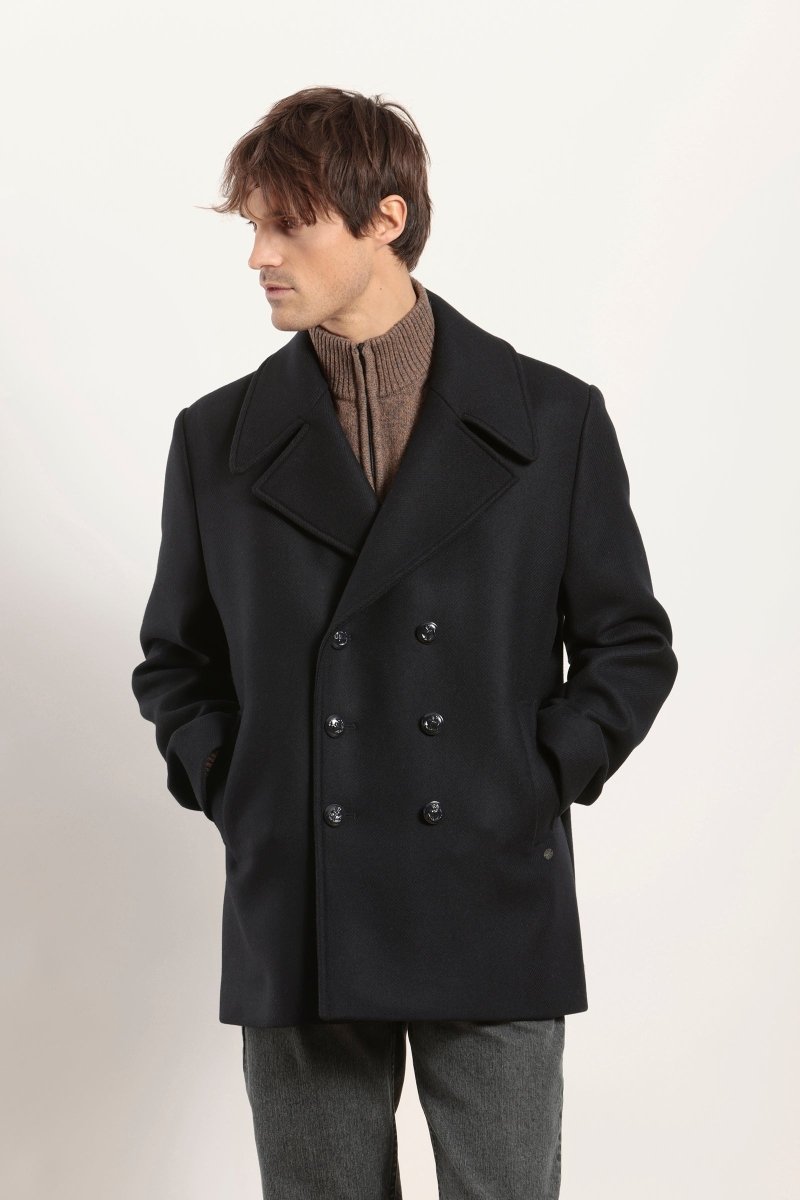 Pull camionneur en laine moulinée - Mat de Misaine
