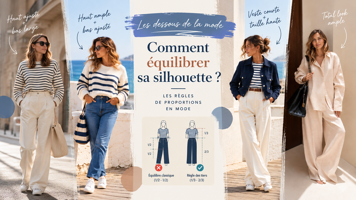 Comment équilibrer sa silhouette ? Les règles de proportions en mode