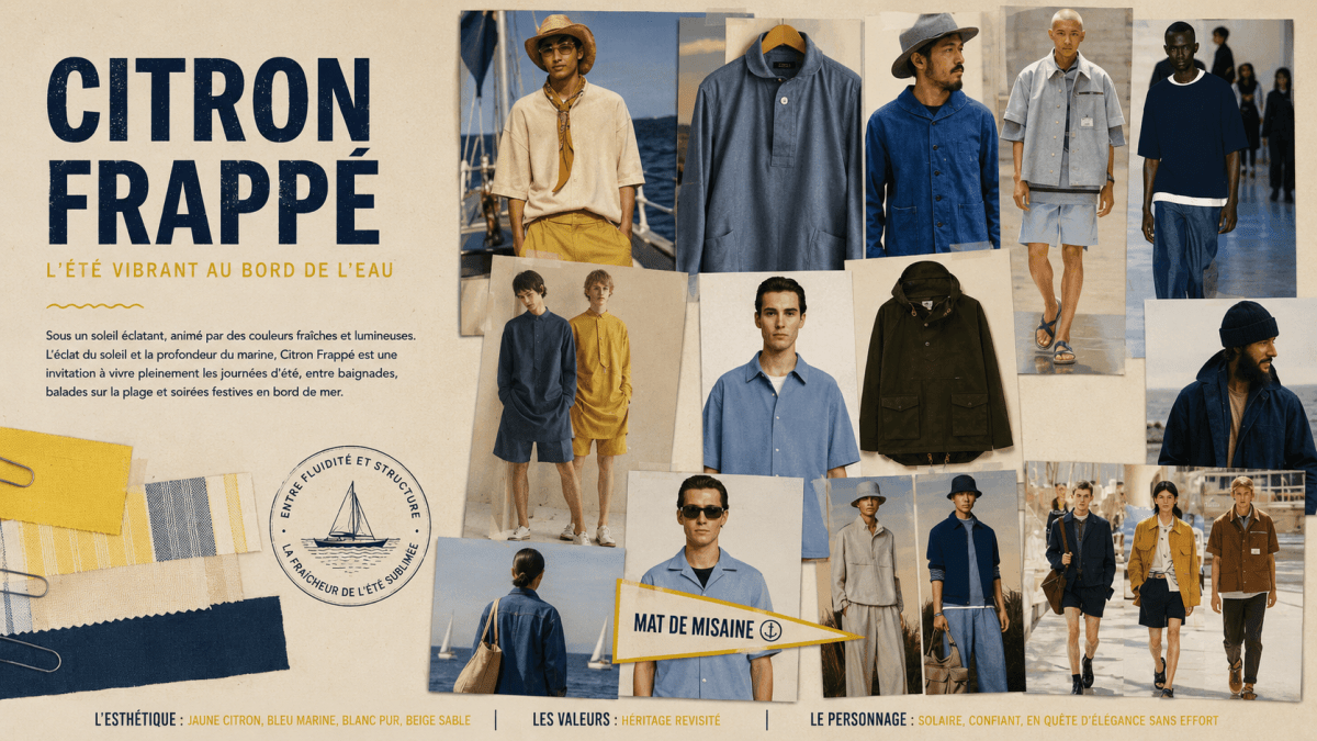 Citron frappé : un vestiaire nautique vibrant pour l’été - Mat de Misaine