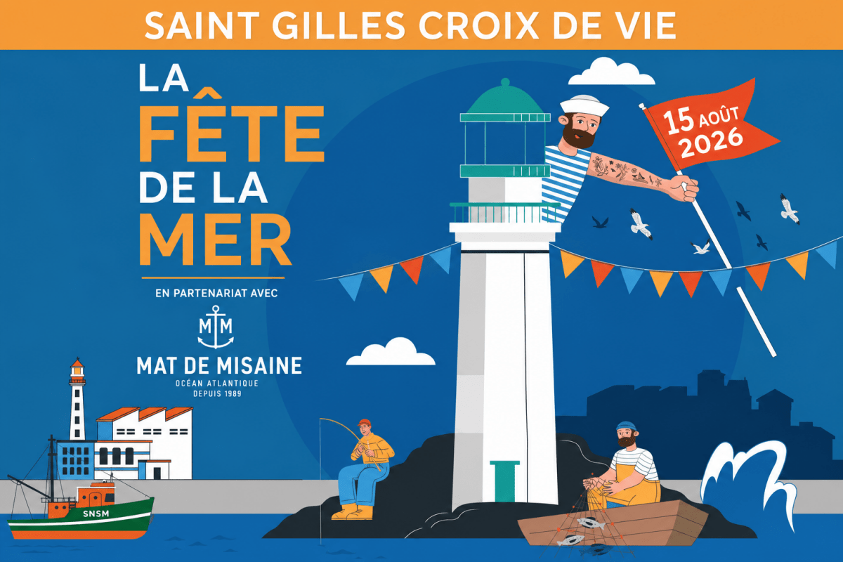 Mat de Misaine soutient la Fête de la Mer à Saint-Gilles-Croix-de-Vie - Mat de Misaine