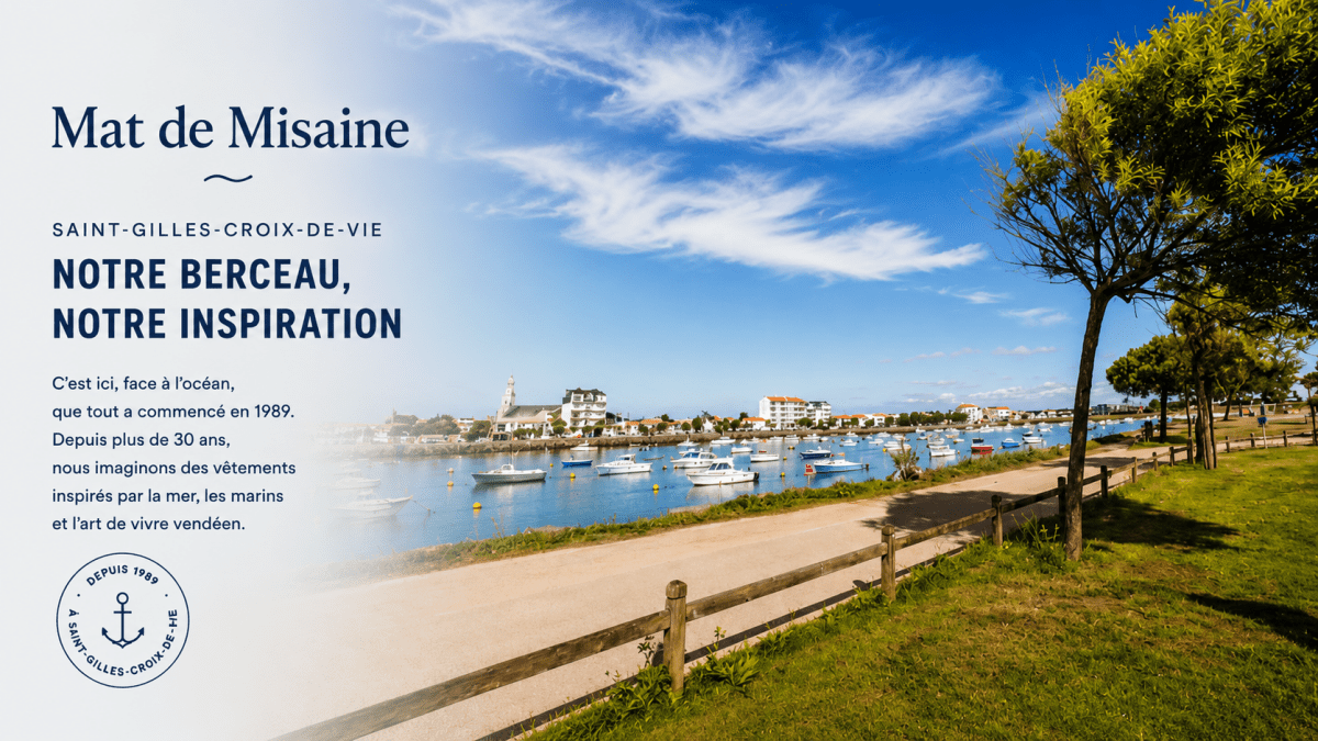 Née à Saint-Gilles-Croix-de-Vie, inspirée par l'océan - Mat de Misaine