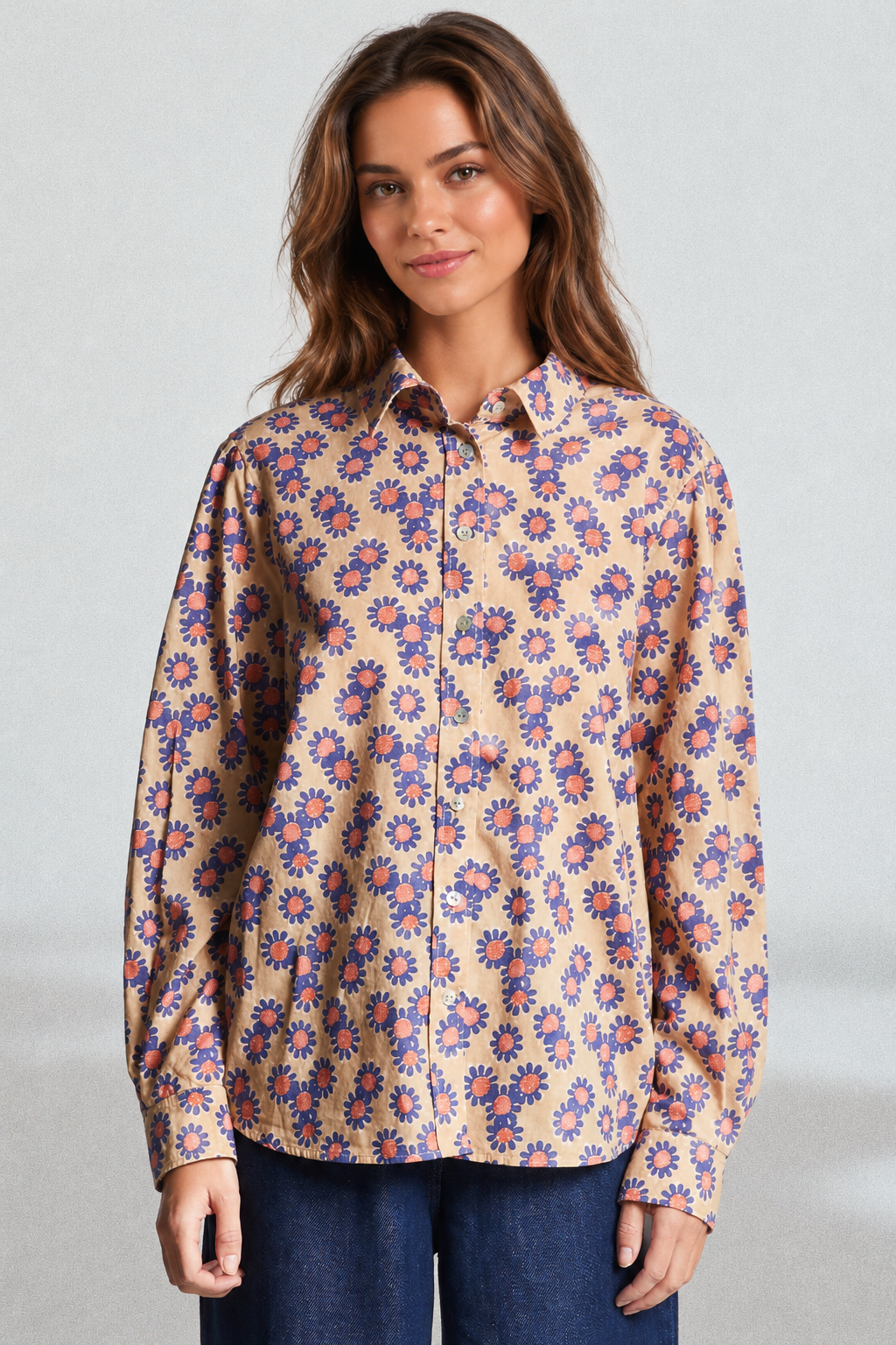 Chemise en voile de coton CADRAN
