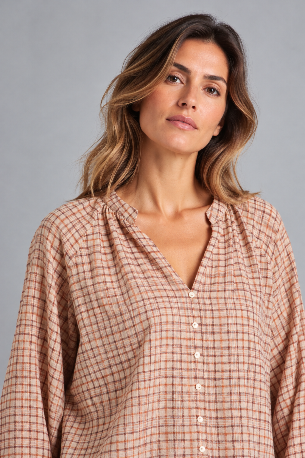 Blouse à carreaux CALGARY