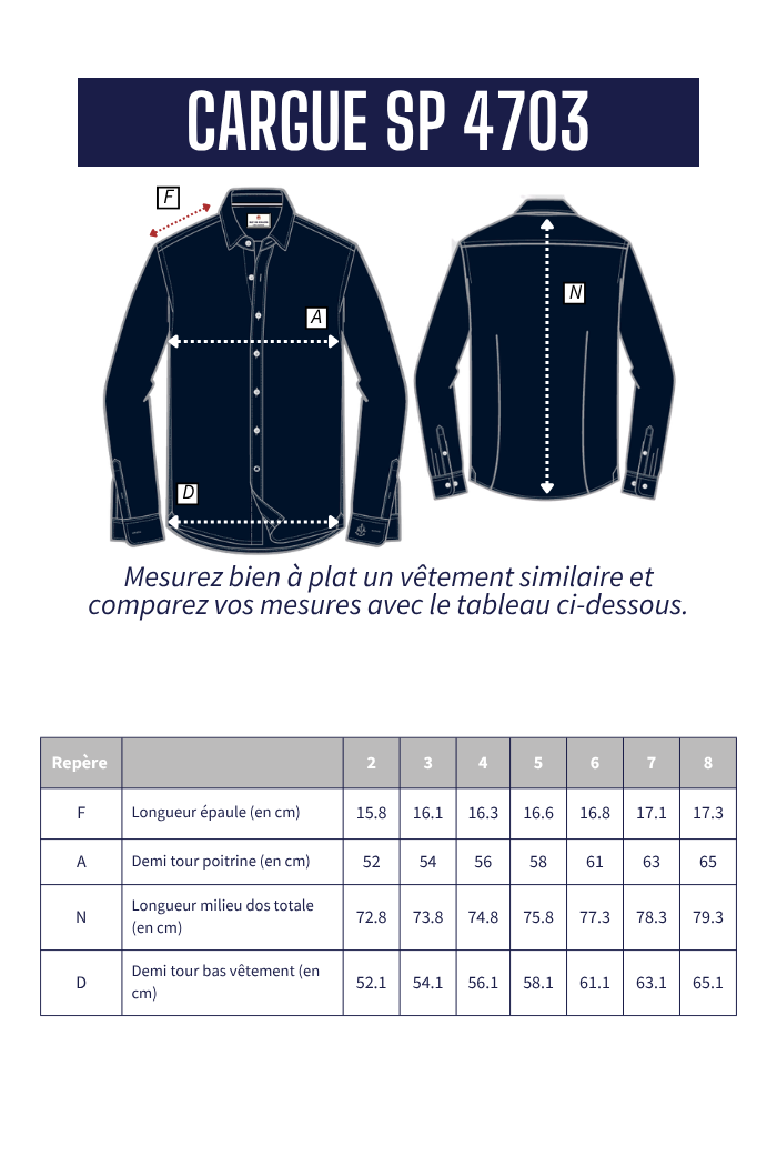 Chemise en popeline CARGUE