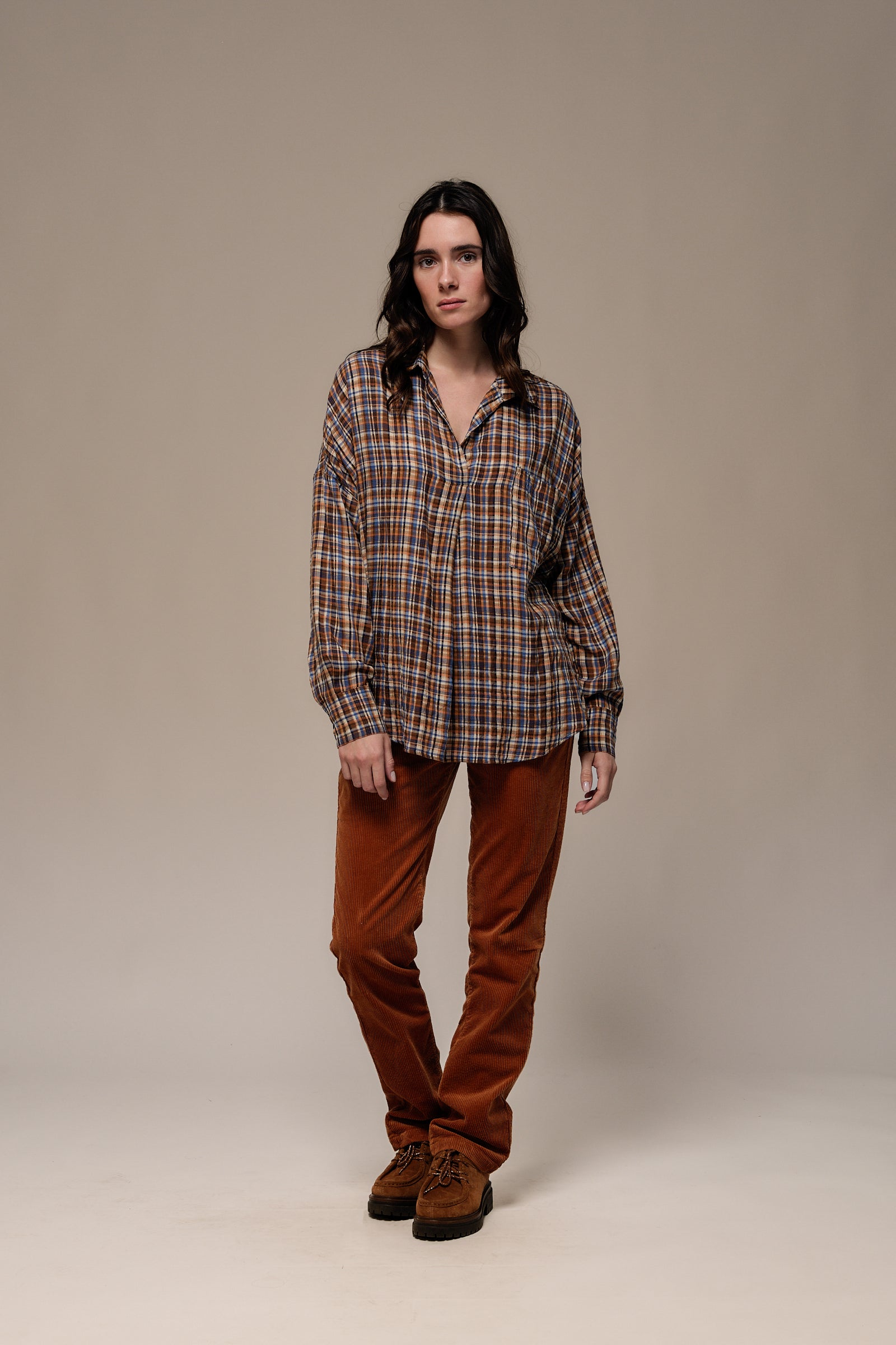Chemise à carreaux CLARAN