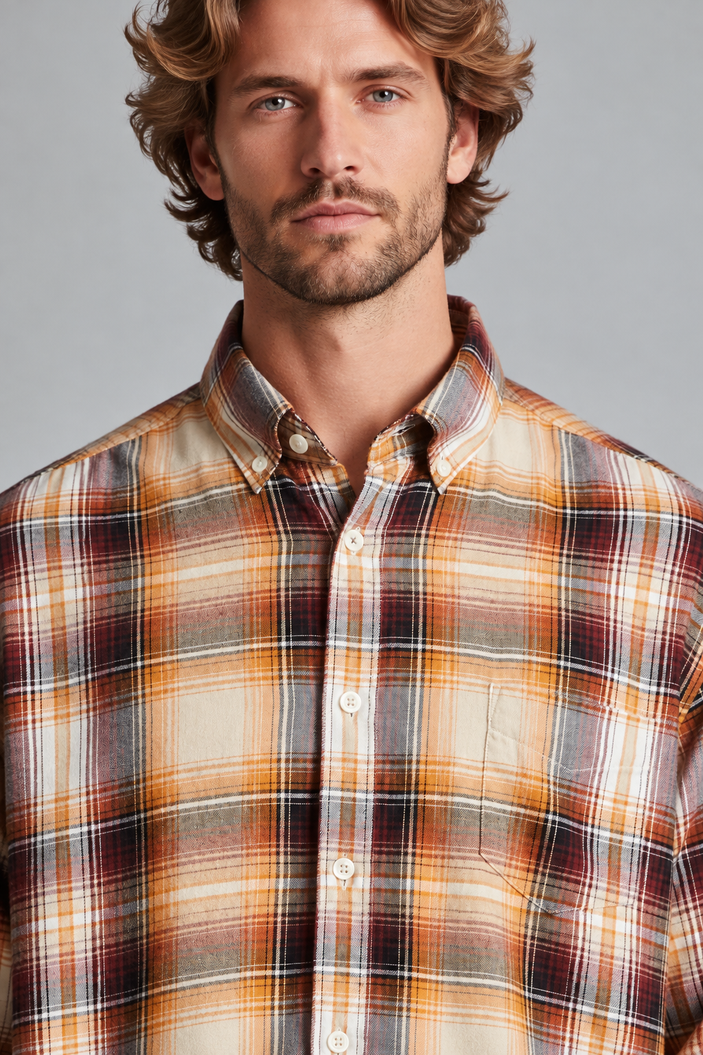 Chemise en flanelle à carreaux COPILO