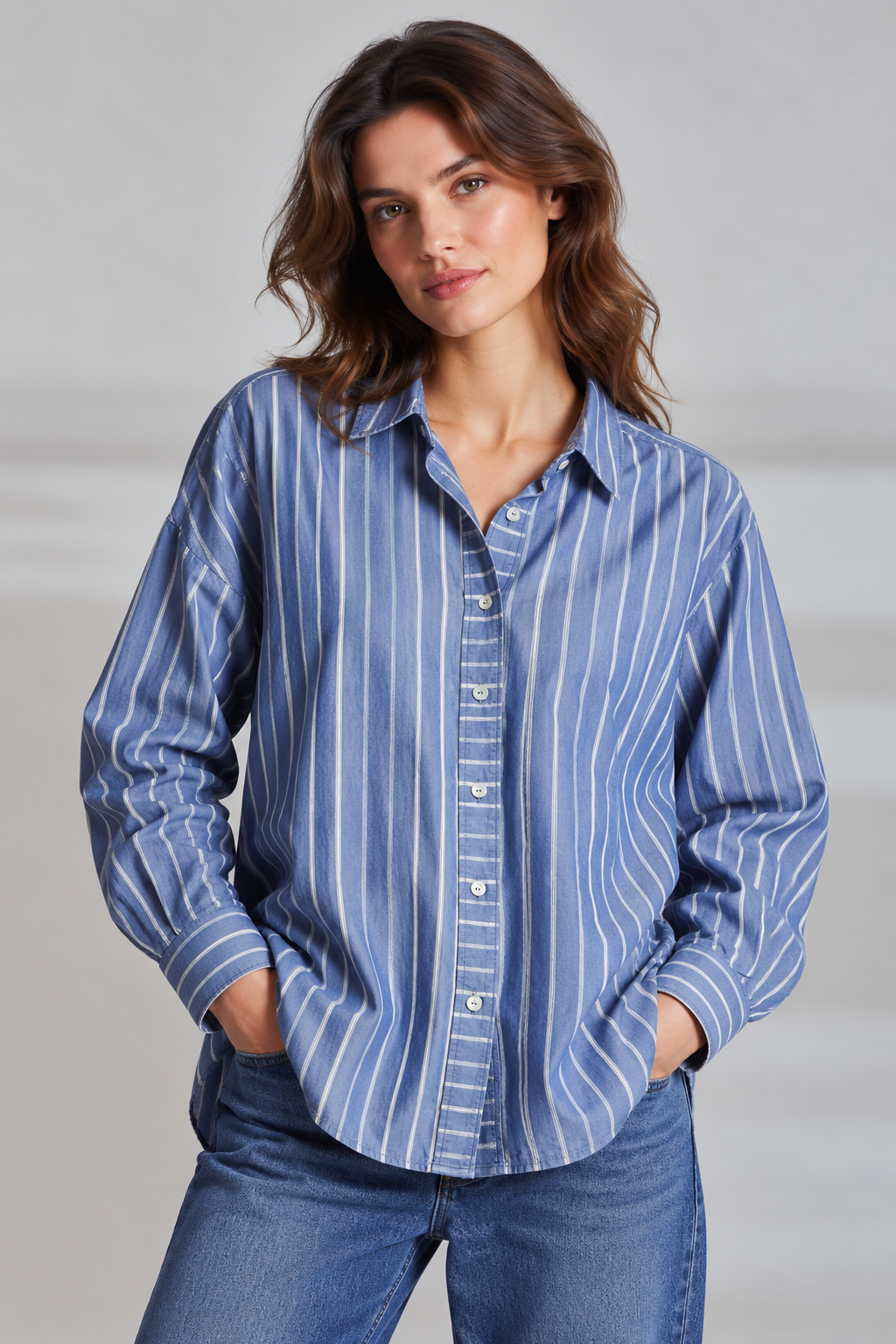 Chemise rayée en coton CORDOVA