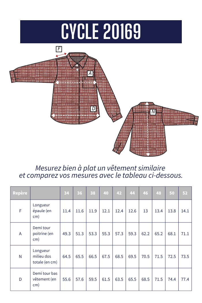Chemise imprimée CYCLE