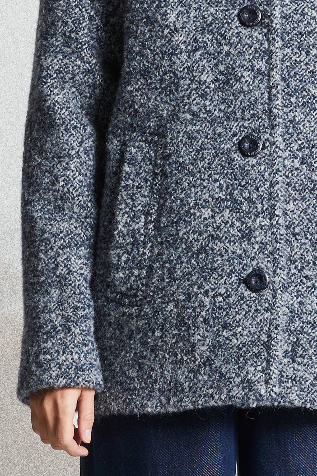 Manteau court mousseux FELTA