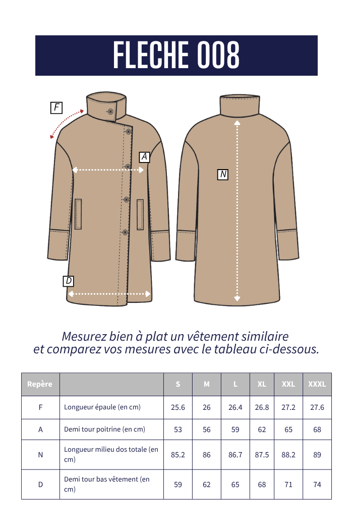 Manteau court FLECHE