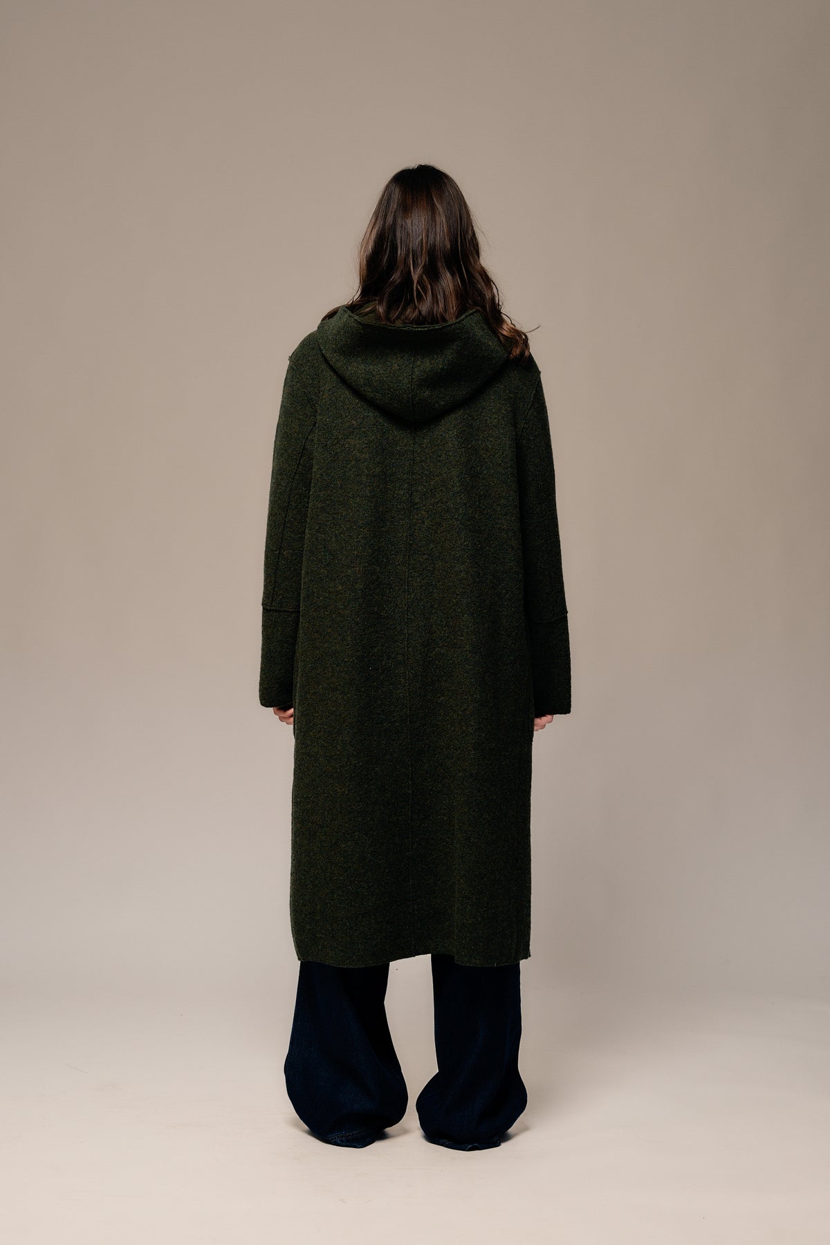 Manteau long à capuche FORTUNE