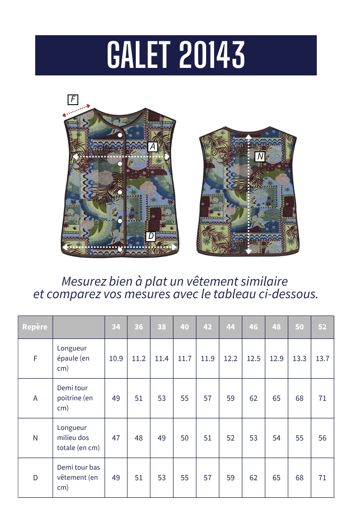 Gilet sans manches GALET