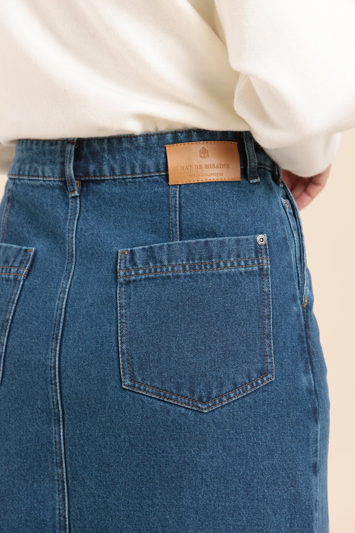Jupe longue en denim JASPER