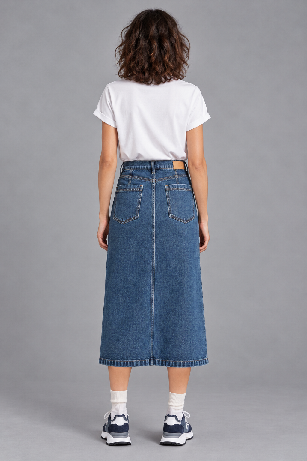 Jupe longue en denim JASPER