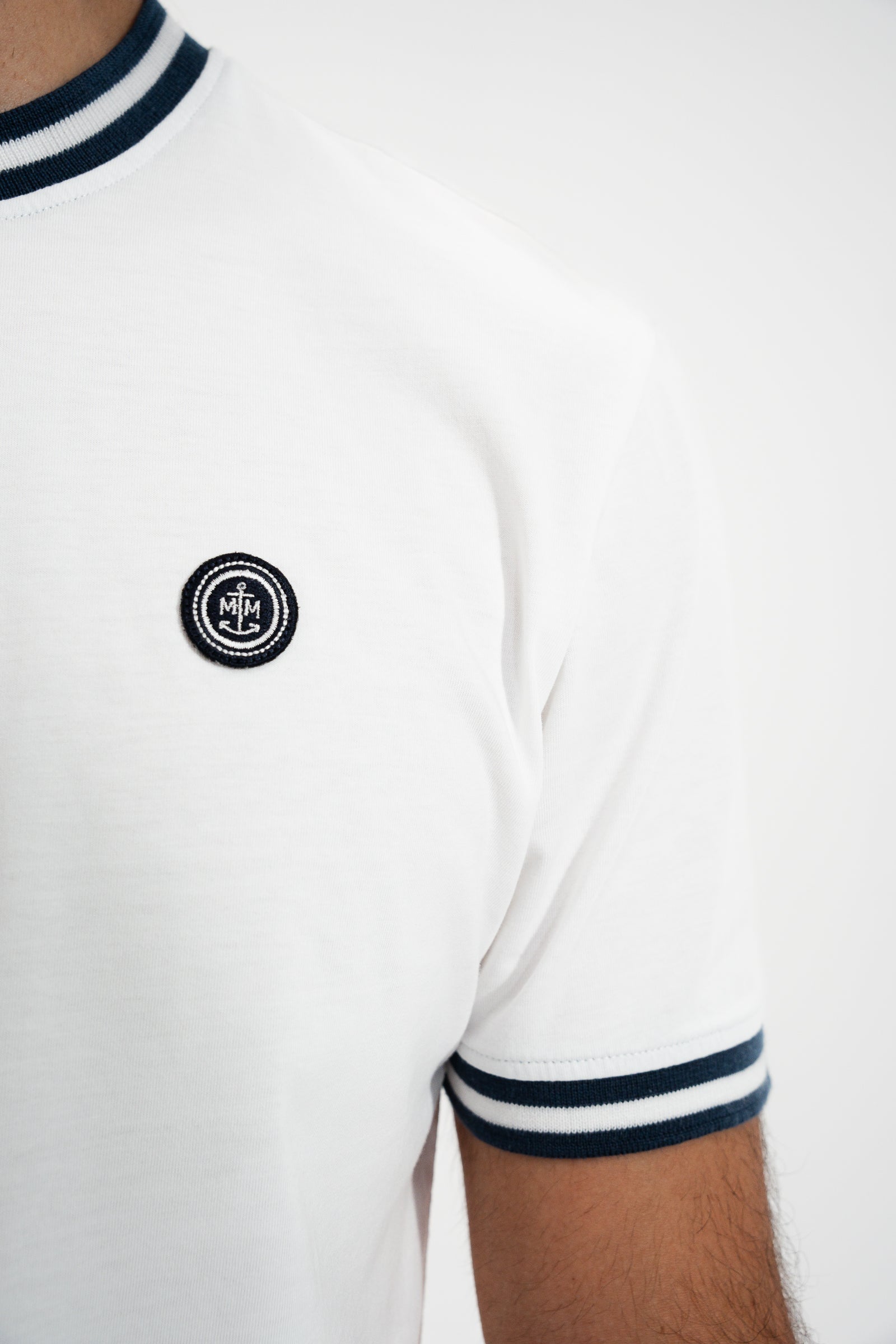 MAYOTTE striped ribbed jersey t-shirt
