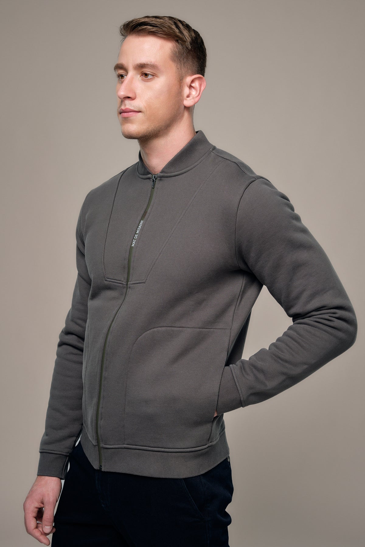 Cardigan zippé MORTEN