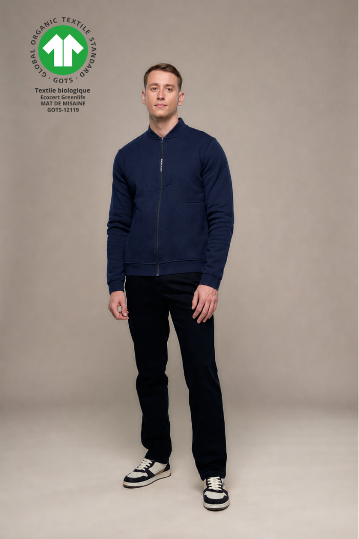 Cardigan zippé MORTEN