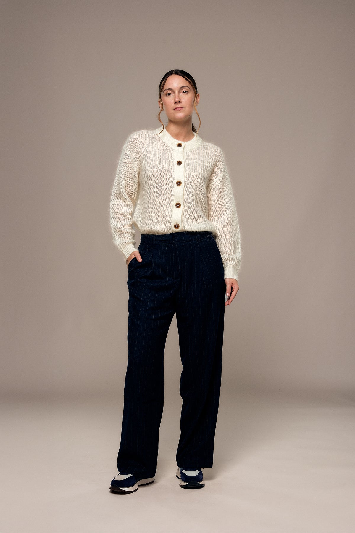 Pantalon à fines rayures PECHEUR