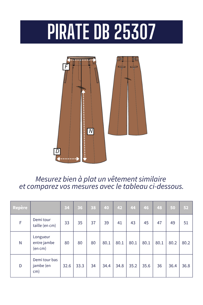 Pantalon large PIRATE