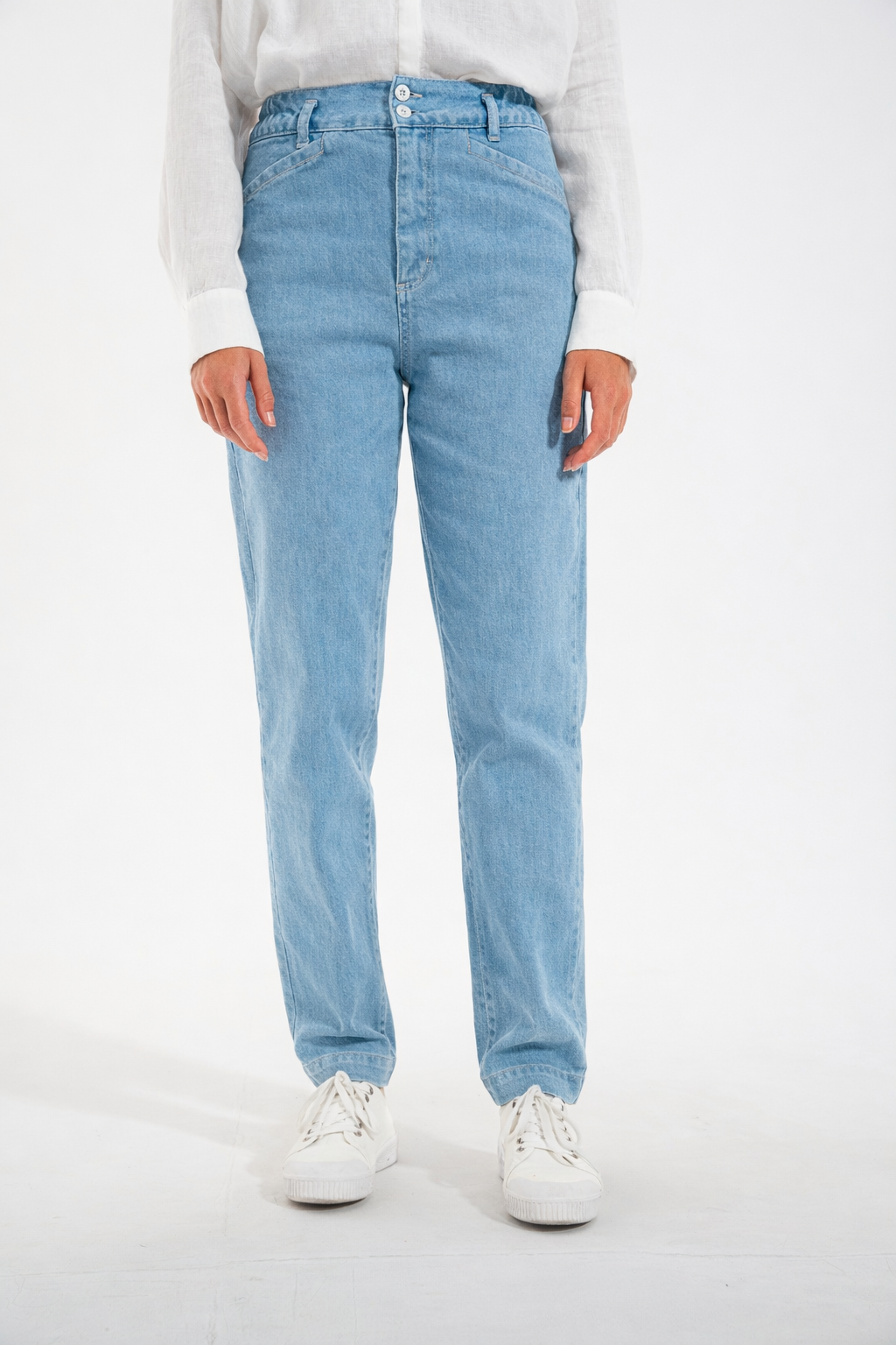 Jeans élastiquée jambe arrondie PONTY