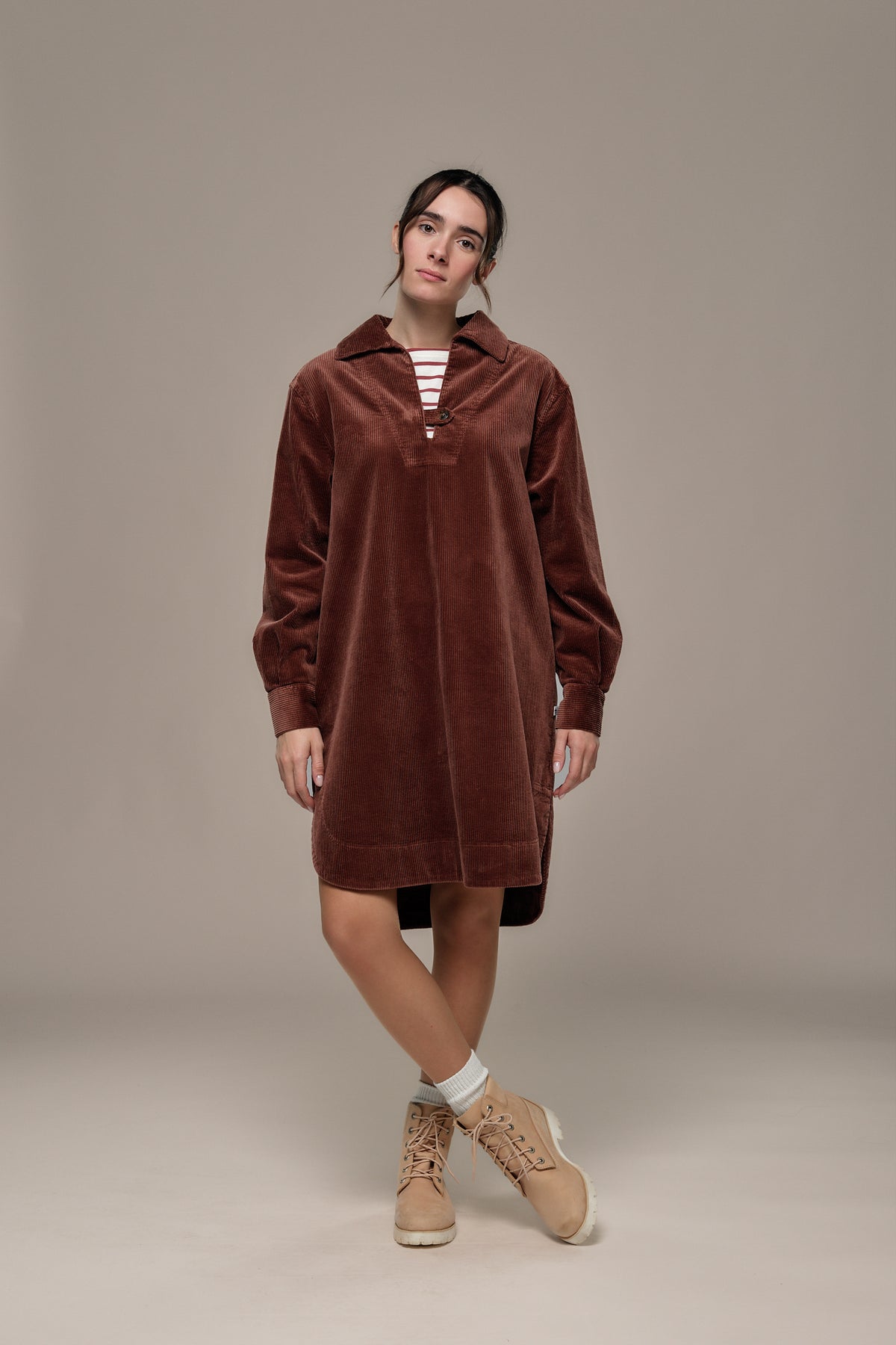 Robe en velours RIVA