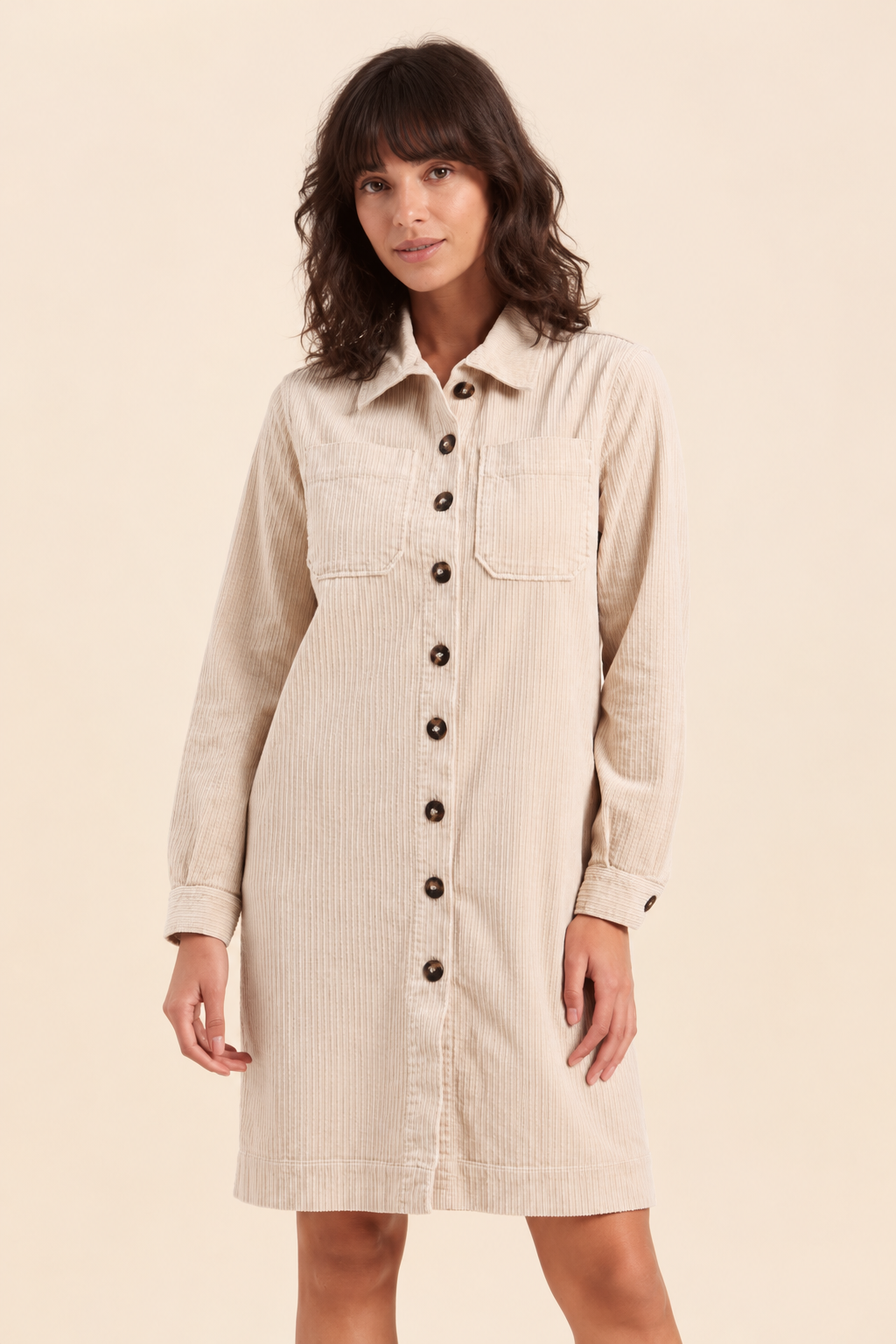 Robe courte en velours RIVAGE