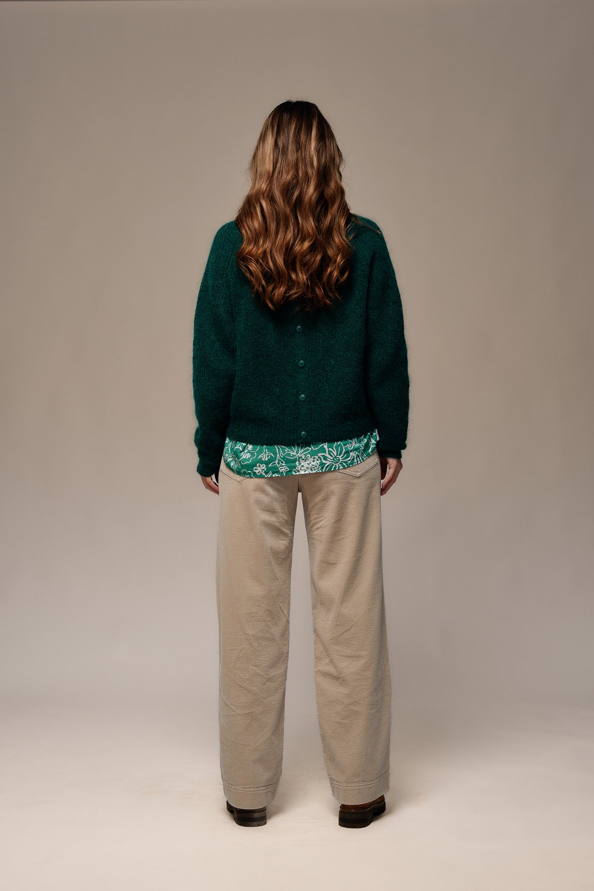 Pull TOPAZO dos boutonné