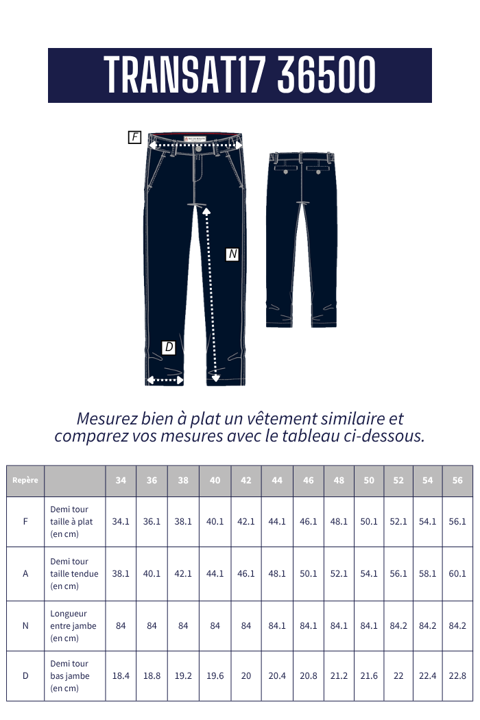 Pantalon chino TRANSAT