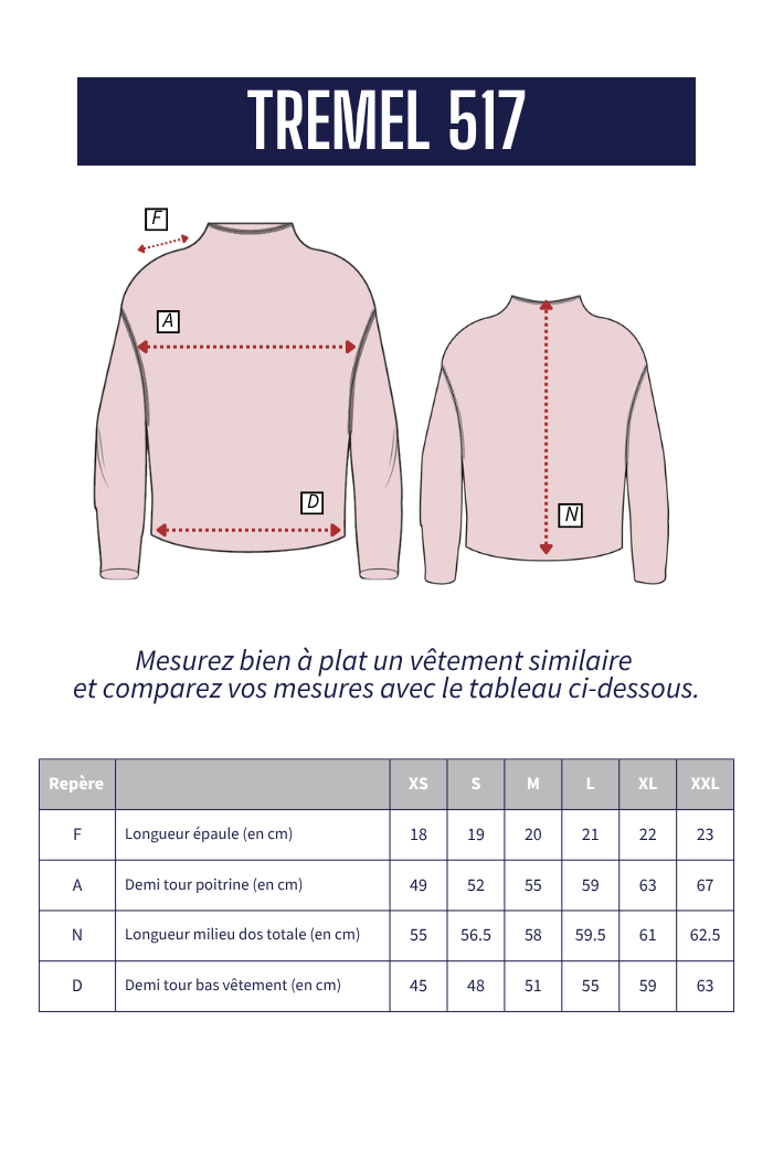 Pull col montant TREMEL