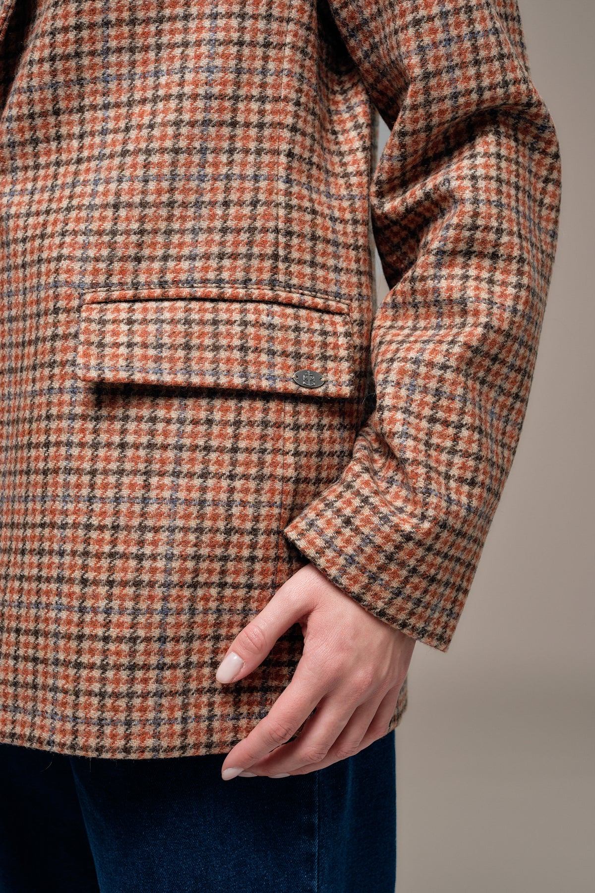 VICKING Houndstooth Blazer