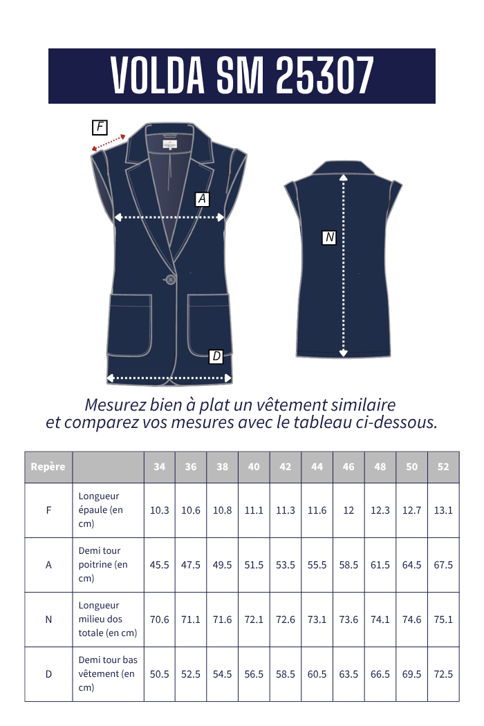 Blazer sans manches VOLDA