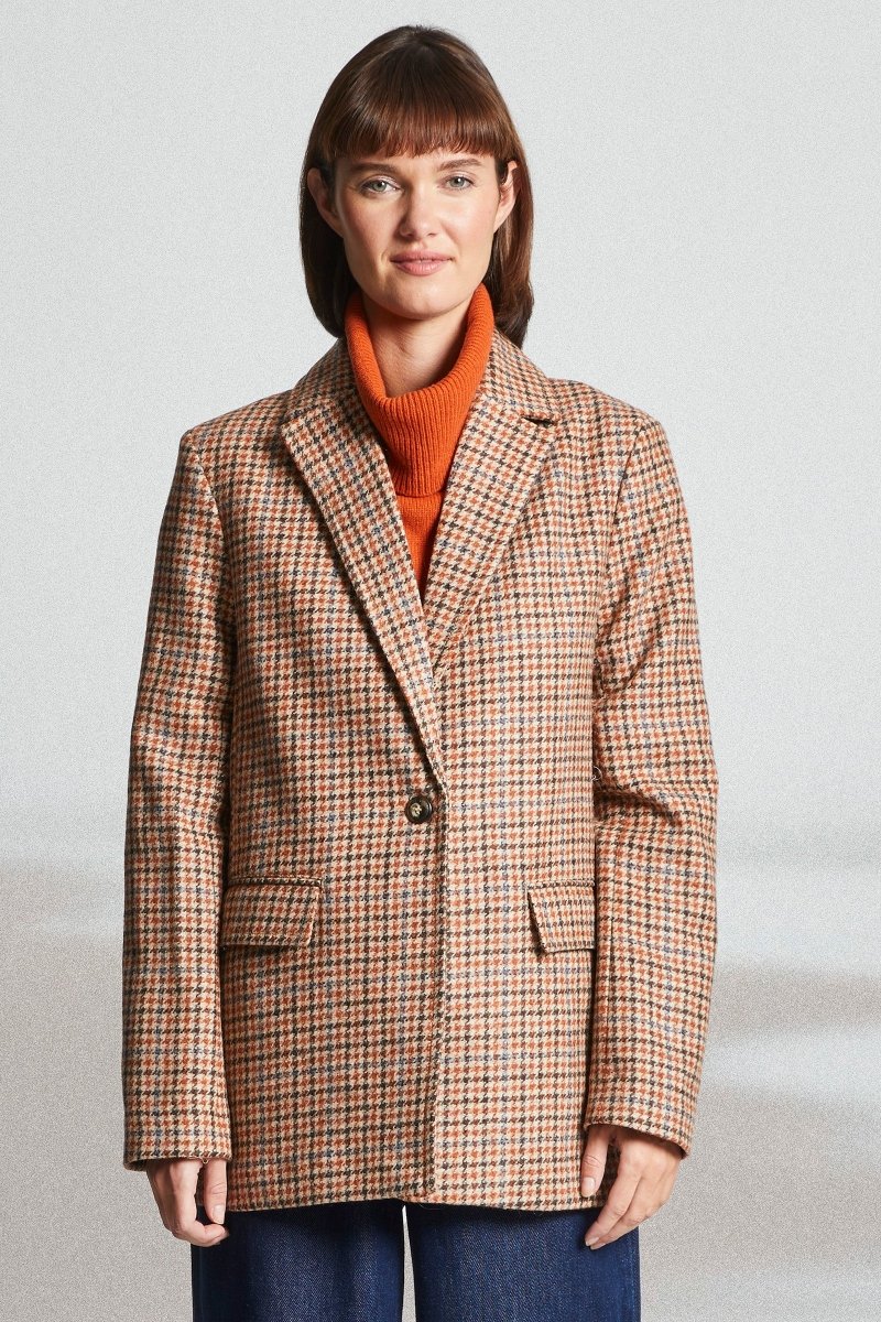 Blazer en motif pied de poule VICKING - Mat de Misaine