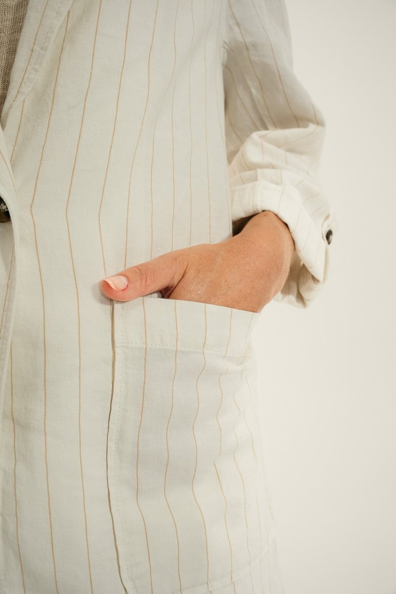 Blazer rayé VECCHIO - Mat de Misaine