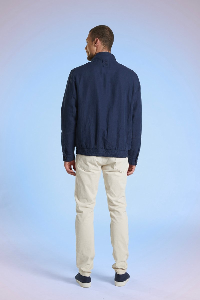 Blouson court en coton/lin BARCELONE - Mat de Misaine