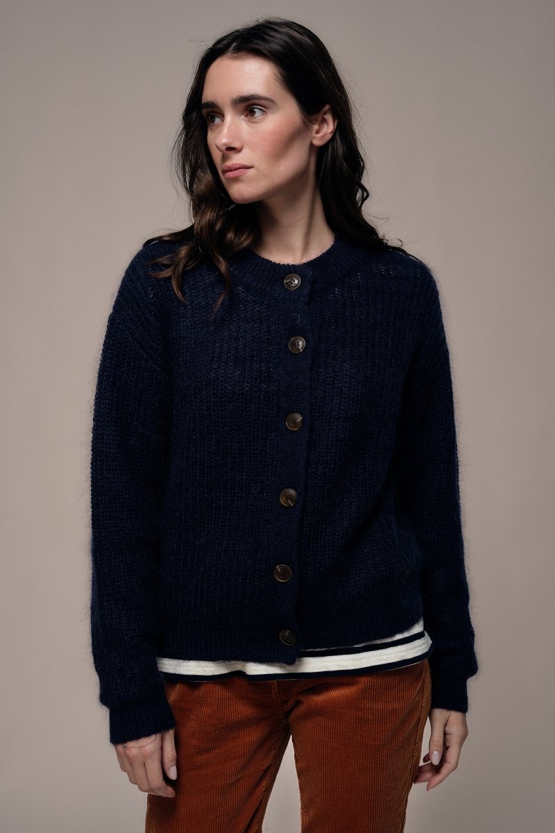 Cardigan boutonné THEA - Mat de Misaine