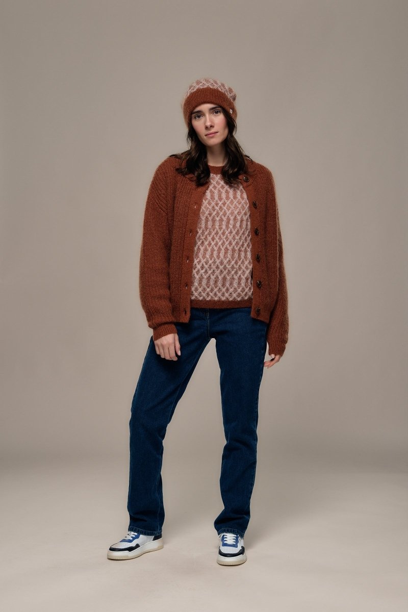 Cardigan boutonné THEA - Mat de Misaine