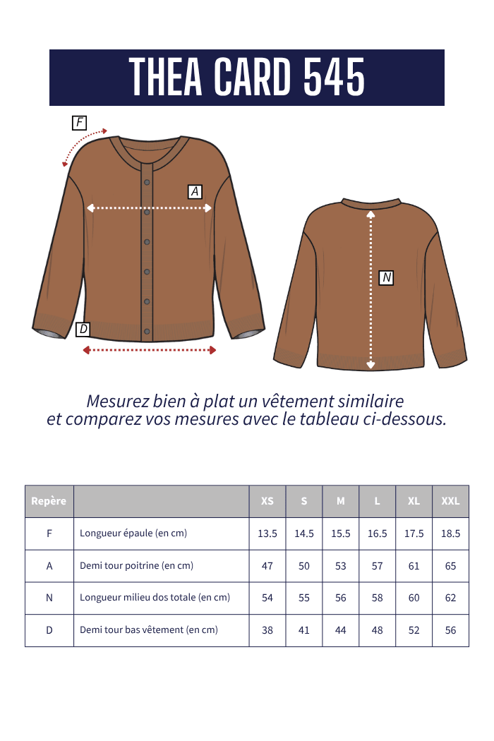 Cardigan boutonné THEA - Mat de Misaine