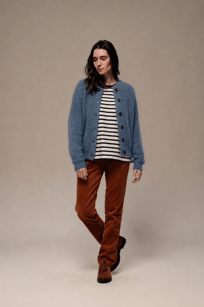 Cardigan boutonné THEA. - Mat de Misaine