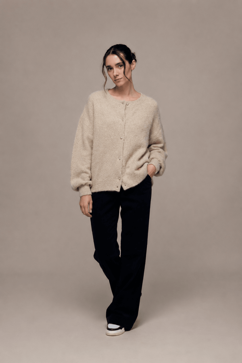 Cardigan boutonné TOBY. - Mat de Misaine