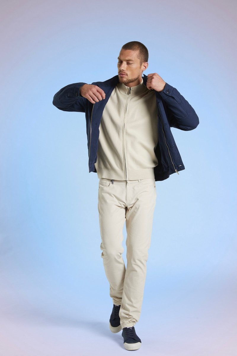 Cardigan zippé avec col camionneur TALLY main image 0