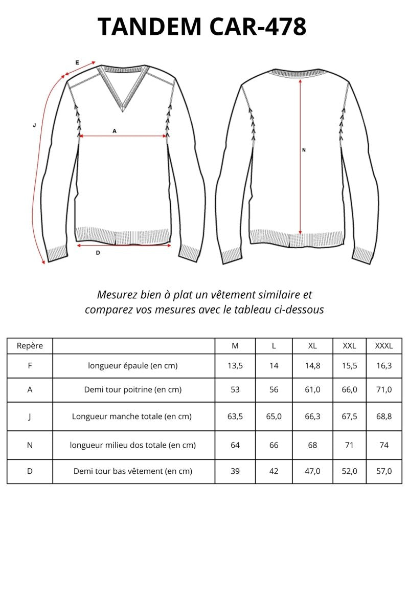 Cardigan zippé avec laine moulinée - Mat de Misaine