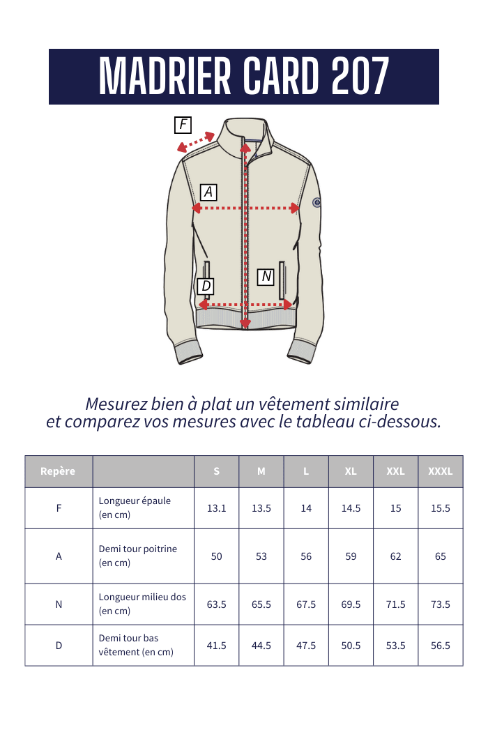 cardigan zippé MADRIER - Mat de Misaine
