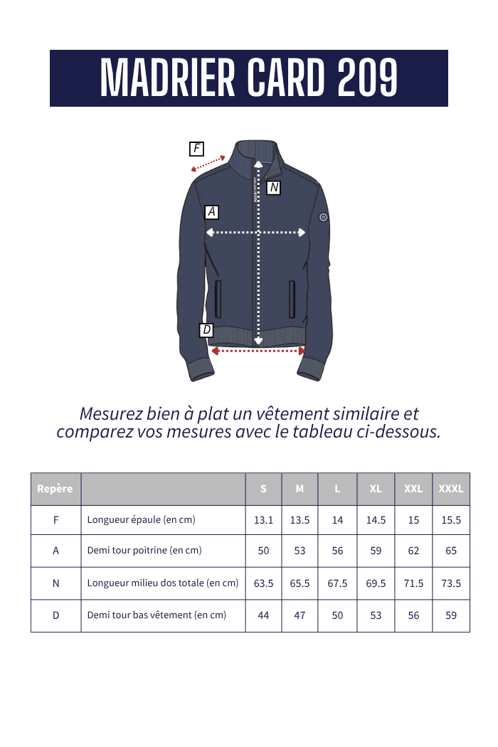 Cardigan zippé MADRIER - Mat de Misaine