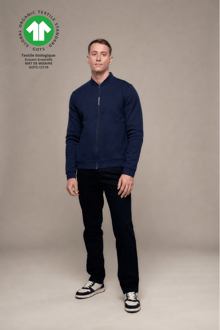 Cardigan zippé MORTEN - Mat de Misaine