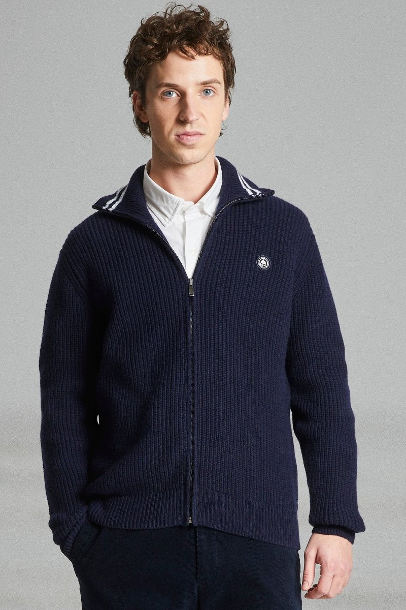 Cardigan zippé TALBOT - Mat de Misaine