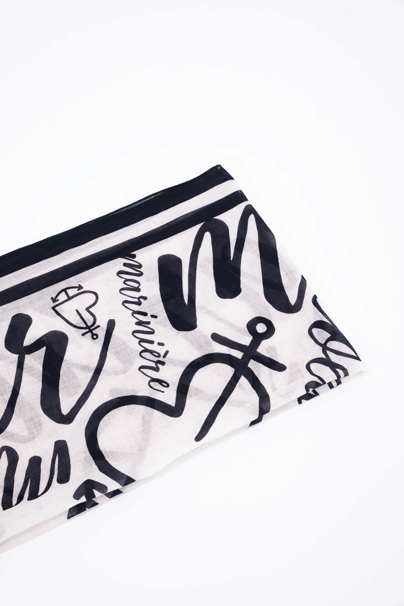 Carré motif Cœur - Mat de Misaine