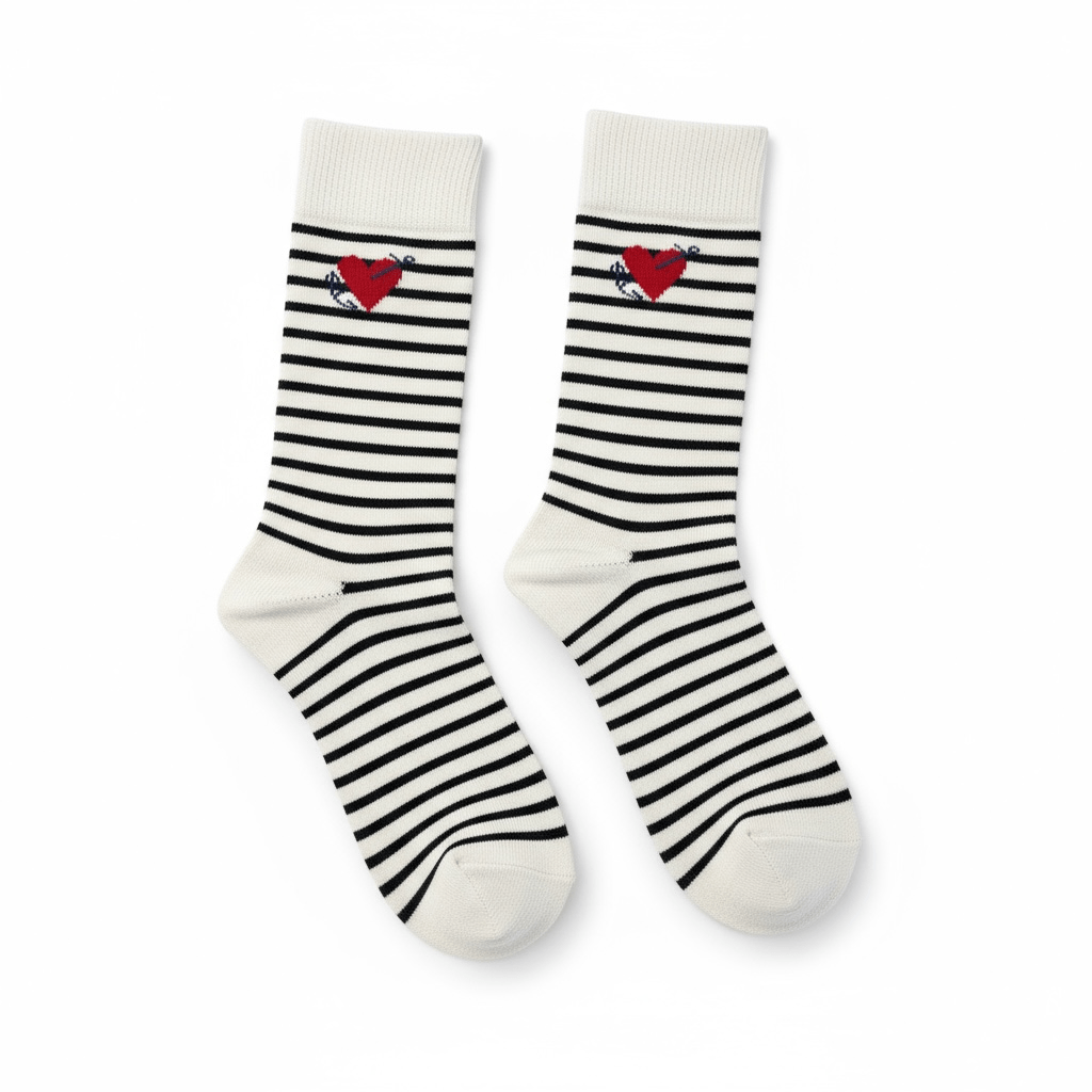 CHAUSSETTES COEUR - Mat de Misaine