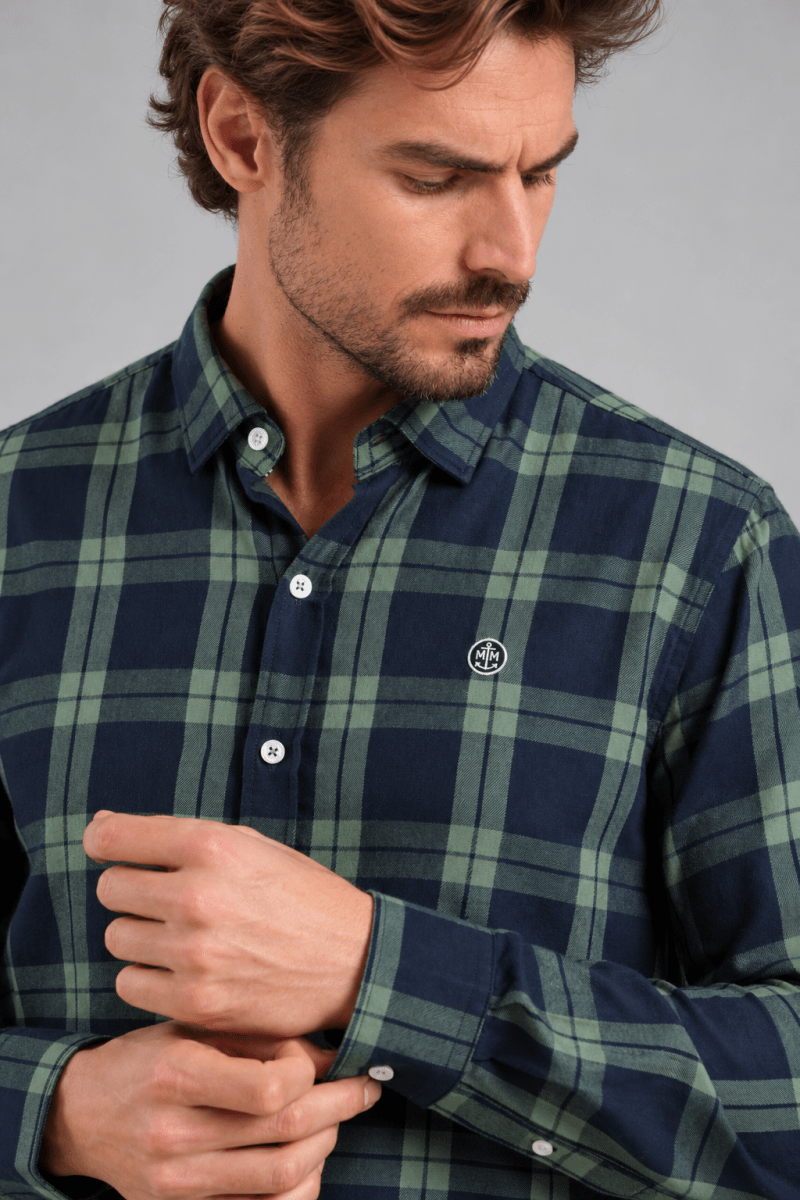 Chemise à carreaux CARGUE - Mat de Misaine